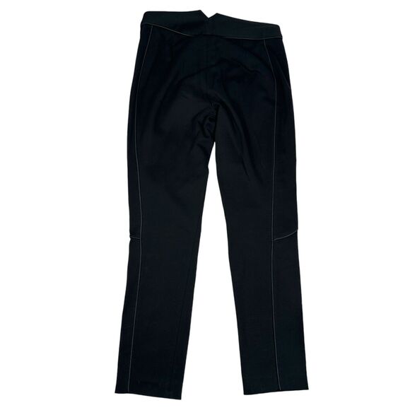 Rag & Bone Trouser Dress Pants Women’s 2 Black Piping Trim Classic Stretch - Picture 2 of 10
